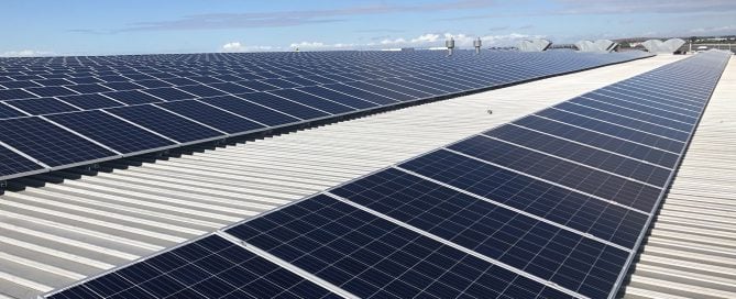 Commercial solar for warehouses