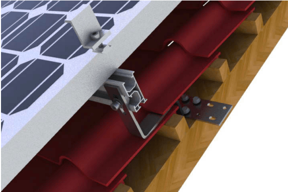 Tile roof bracket