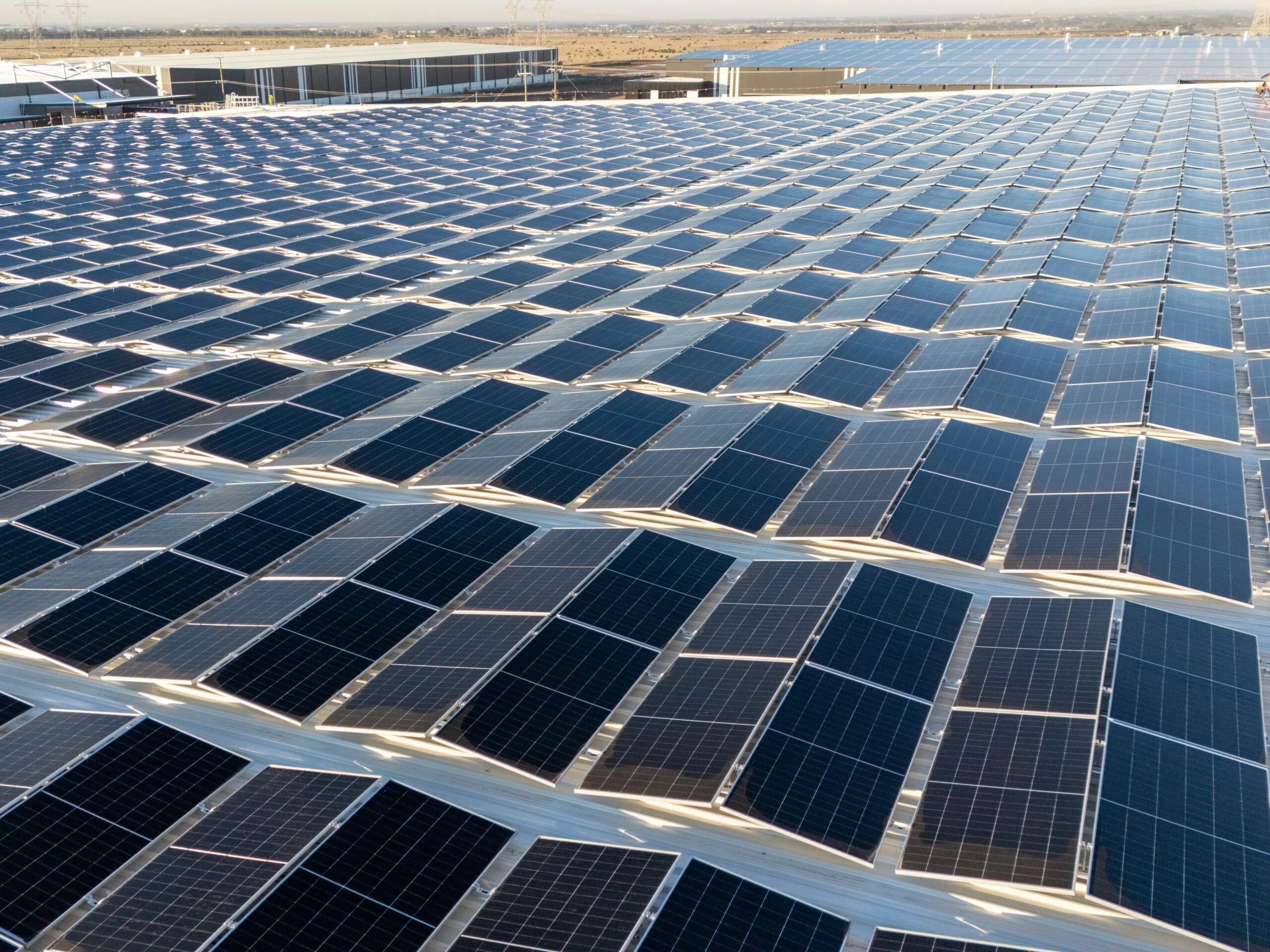 JA Solar Panels installed at Metcash Project Arrow Truganina Vic